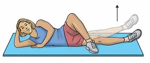 Side-Lying Leg Lift (Cross-Over)